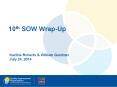 10th SOW Wrap-Up PowerPoint PPT Presentation