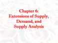 Chapter 6: Extensions of Supply, Demand, and Supply Analysis PowerPoint PPT Presentation
