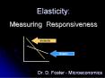 Elasticity: Measuring Responsiveness PowerPoint PPT Presentation