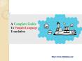 A Complete Guide to Punjabi Language Translation PowerPoint PPT Presentation