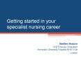 Getting started in your specialist nursing career PowerPoint PPT Presentation