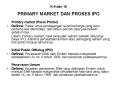 K-9 dan 10 PRIMARY MARKET DAN PROSES IPO PowerPoint PPT Presentation