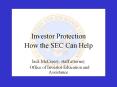 Investor Protection PowerPoint PPT Presentation