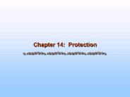 Chapter 14: Protection