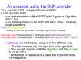 An example using the SUN provider PowerPoint PPT Presentation