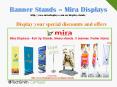 Display your business information with Banner stands.
