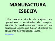 MANUFACTURA ESBELTA