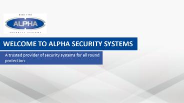Alpha Security Systems