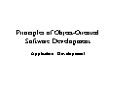 Principles of Object-Oriented Software Development PowerPoint PPT Presentation