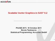 Scalable Vector Graphics in SAS