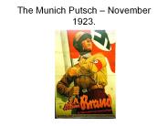 The Munich Putsch 