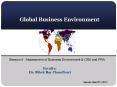 Global Business Environment PowerPoint PPT Presentation