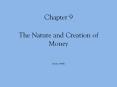 The Nature and Creation of Money PowerPoint PPT Presentation
