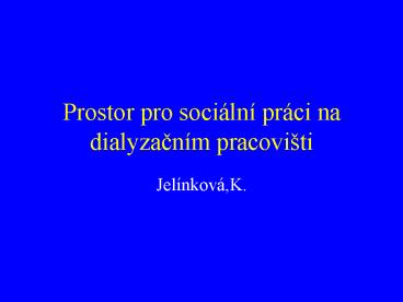 Prostor pro soci