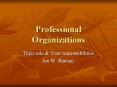 Professional%20Organizations PowerPoint PPT Presentation