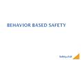 Behavior based safety PowerPoint PPT Presentation