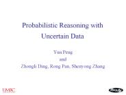 Probabilistic Reasoning with Uncertain Data