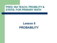 PRED 354 TEACH. PROBILITY