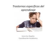 Trastornos espec