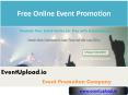 Free Online Event Promotion PowerPoint PPT Presentation
