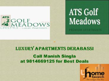 Luxury Apartments Derabassi (1)