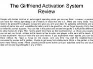 The Girlfriend Activation System
