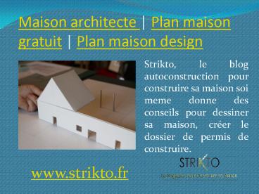 Construire sa maison soi meme | plan maison 3D