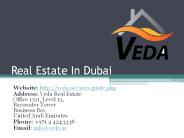 Real Estate In Dubai