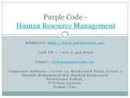 Human Resources Management