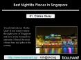 Best nightlife places in Singapore PowerPoint PPT Presentation