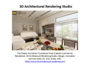 3d Architectural Animationq