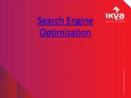 Search Engine Optimization Training
