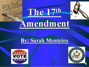 The 17th Amendment