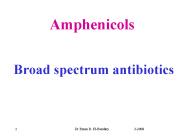 Amphenicols