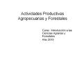 Actividades Productivas Agropecuarias y Forestales PowerPoint PPT Presentation