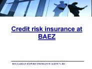 BULGARIAN EXPORT INSURANCE AGENCY JSC.