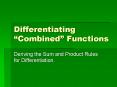 Differentiating  PowerPoint PPT Presentation
