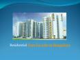 Residential flats for sale in Bangalore