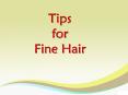 Tips for Fine Hair PowerPoint PPT Presentation