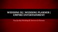 Wedding Dj | Wedding Planner | Empire Entertainment