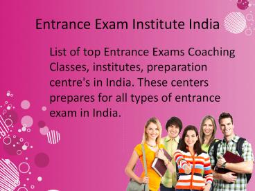 Test Entrance India