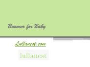 Bouncer for Baby Bridgehampton - Lullanest.com