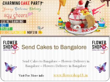 Send Cakes to Bangalore, Flowers Delivery in Bangalore - Send Flowers Bangalore