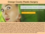 Plastic Surgery in Orange County