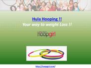 Hula Hooping weight loss