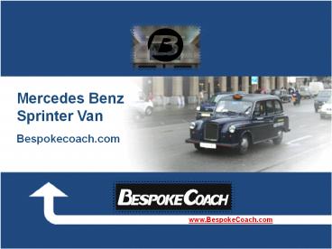 Mercedes Benz Sprinter Van