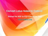 Lotus Notes to Outlook Conversion