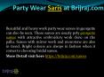 Party wear  sarees PowerPoint PPT Presentation
