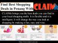 Best shopping deals in Penang