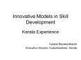Innovative Models in Skill Development PowerPoint PPT Presentation